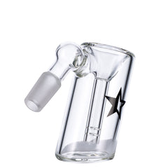 Famous X 45 Degree Glass Ash Catcher - Discreet Smoker