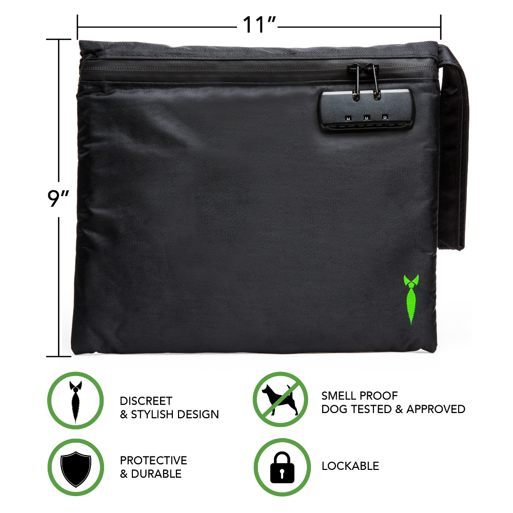 Large Smell Proof Bag with Lock Product Dimensions