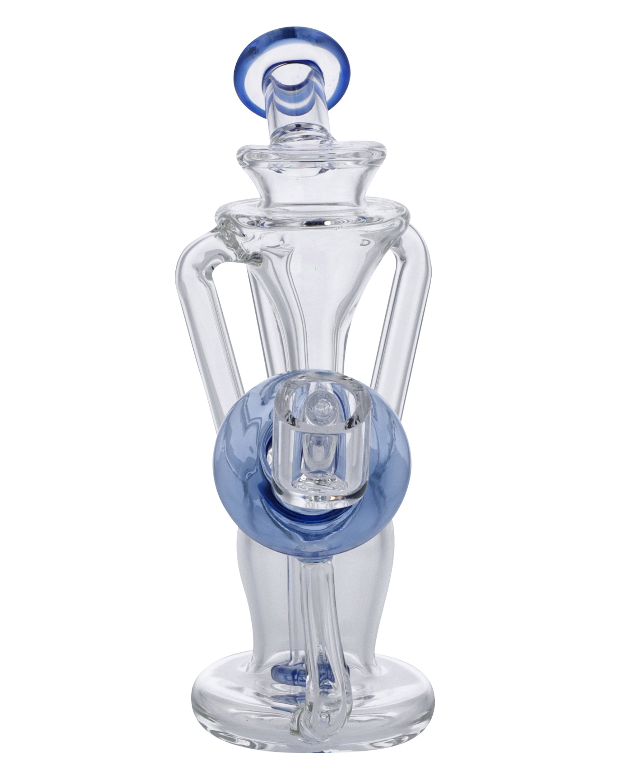Bent Neck Dab Rig Recycler - Discreet Smoker