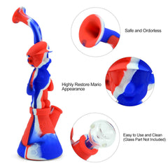 Mario Silicone Water Bong - Discreet Smoker