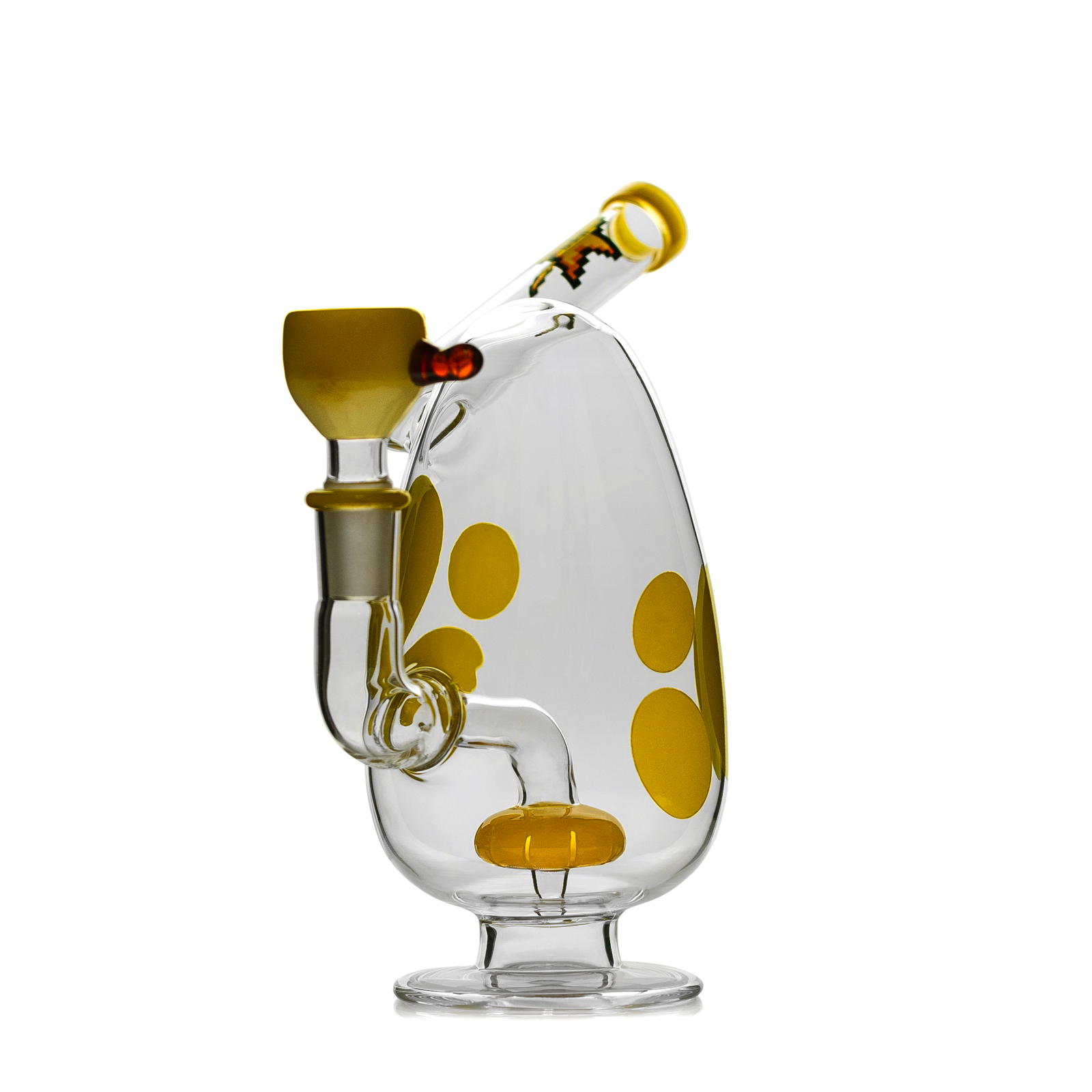 HEMPER - Spotted Egg Bong 7" - Discreet Smoker