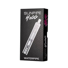 H20G Sunpipe Stainless Steel & Glass Water Pipe - Discreet Smoker