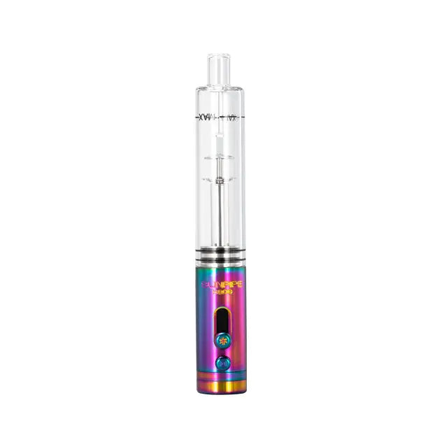 H20G Sunpipe Stainless Steel & Glass Water Pipe - Discreet Smoker