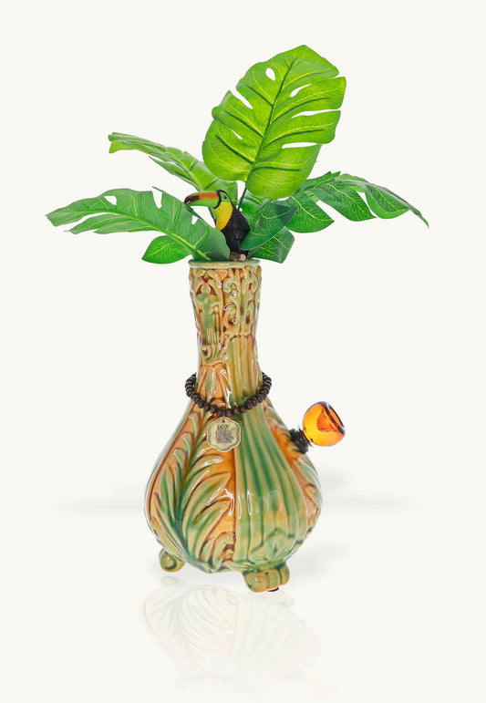 TocaCabana Vase Glass Bong - Discreet Smoker
