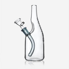 Sake Bottle Glass Water Bong - Discreet Smoker