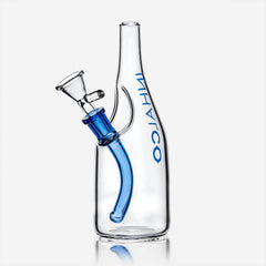 Sake Bottle Glass Water Bong - Discreet Smoker