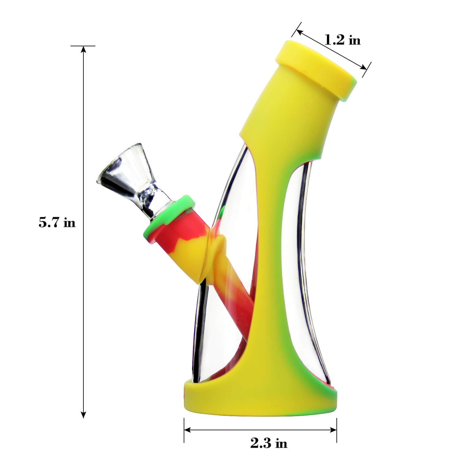 Silicone Glass Mini Horn - Discreet Smoker