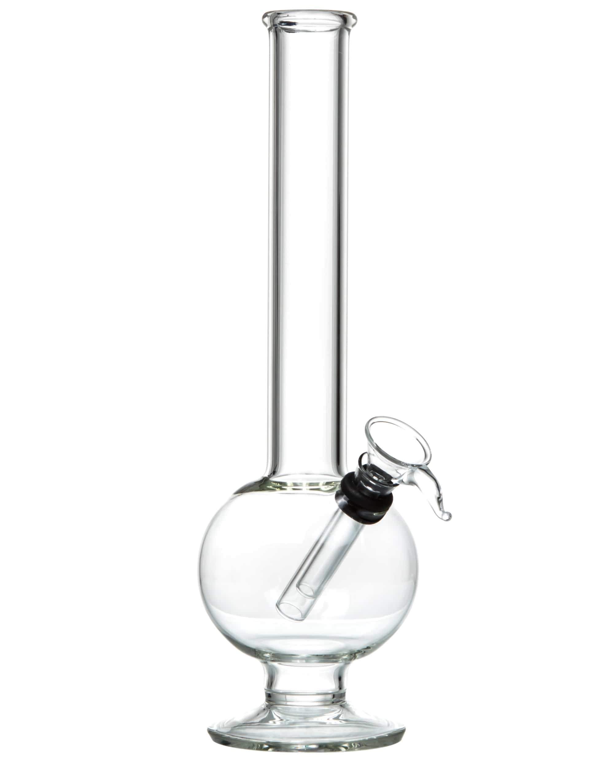 11" Glass Bubble Bong w/ Rubber Grommet - Discreet Smoker