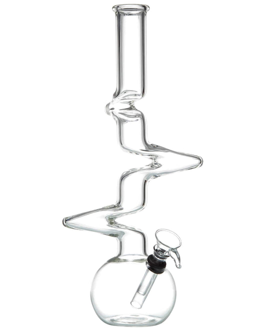 12" Zig-Zag Beaker Bong - Discreet Smoker