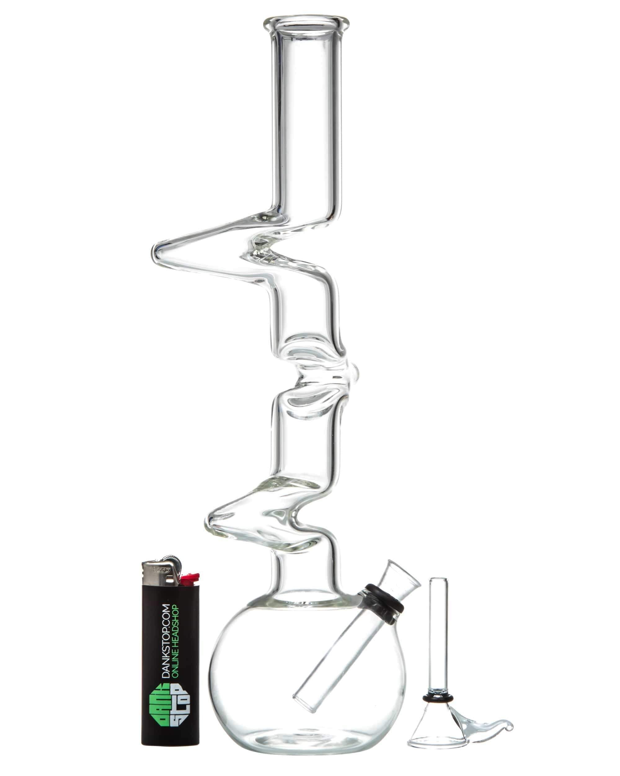12" Zig-Zag Beaker Bong - Discreet Smoker