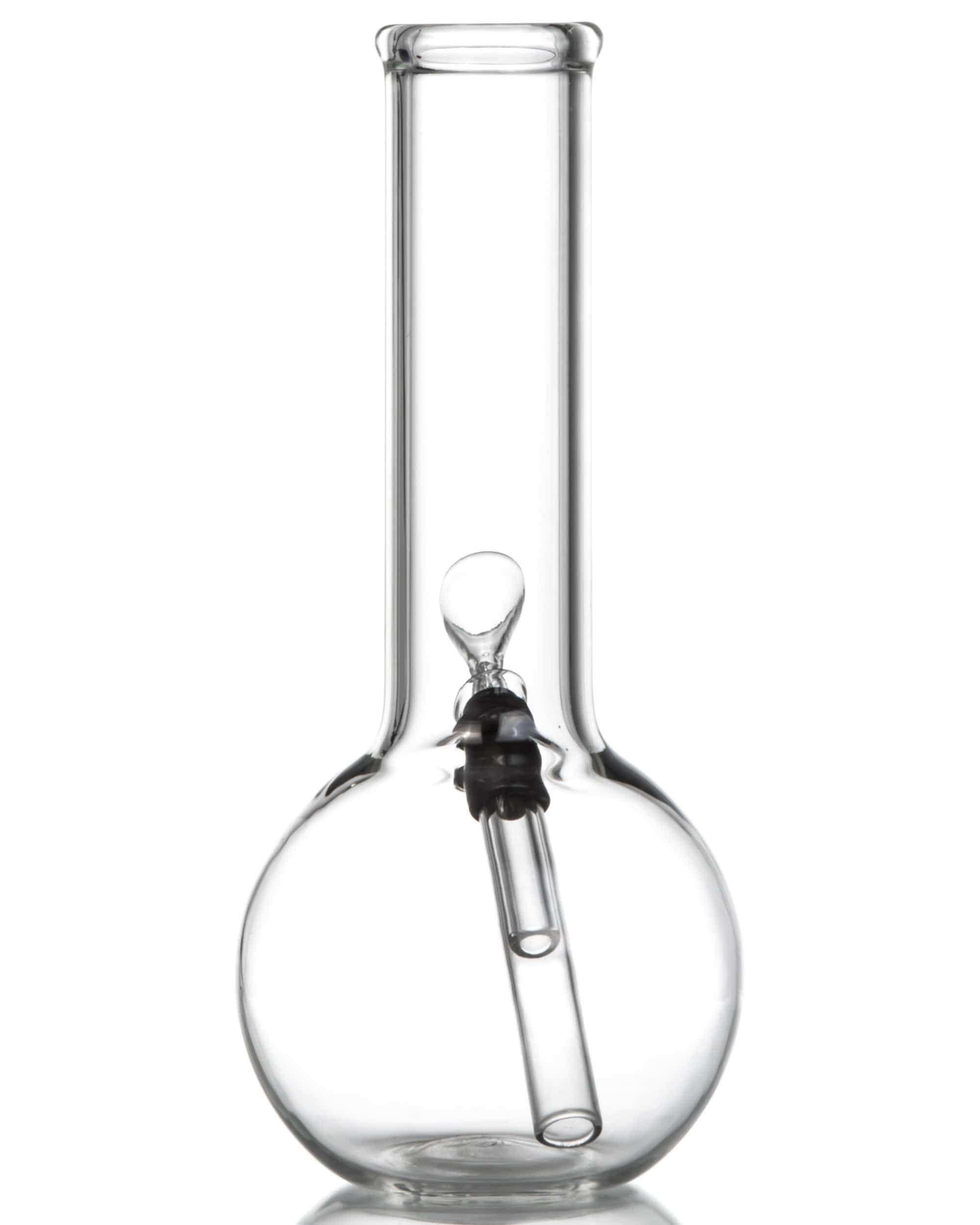 Clear Glass Basic Water Pipe - Discreet Smoker