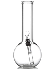 Clear Glass Basic Water Pipe - Discreet Smoker