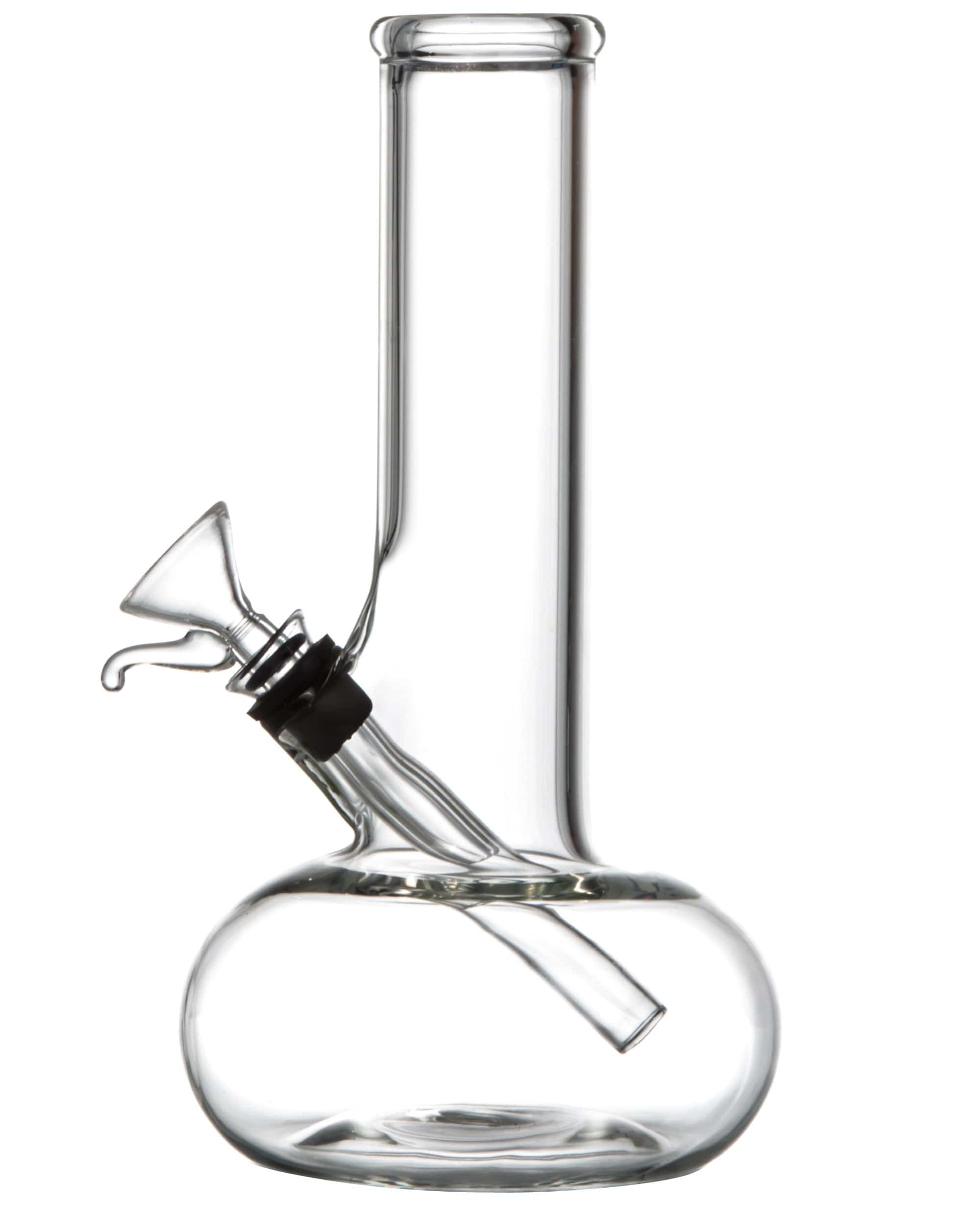 Clear Glass Buoy Base Beaker Bong - Discreet Smoker