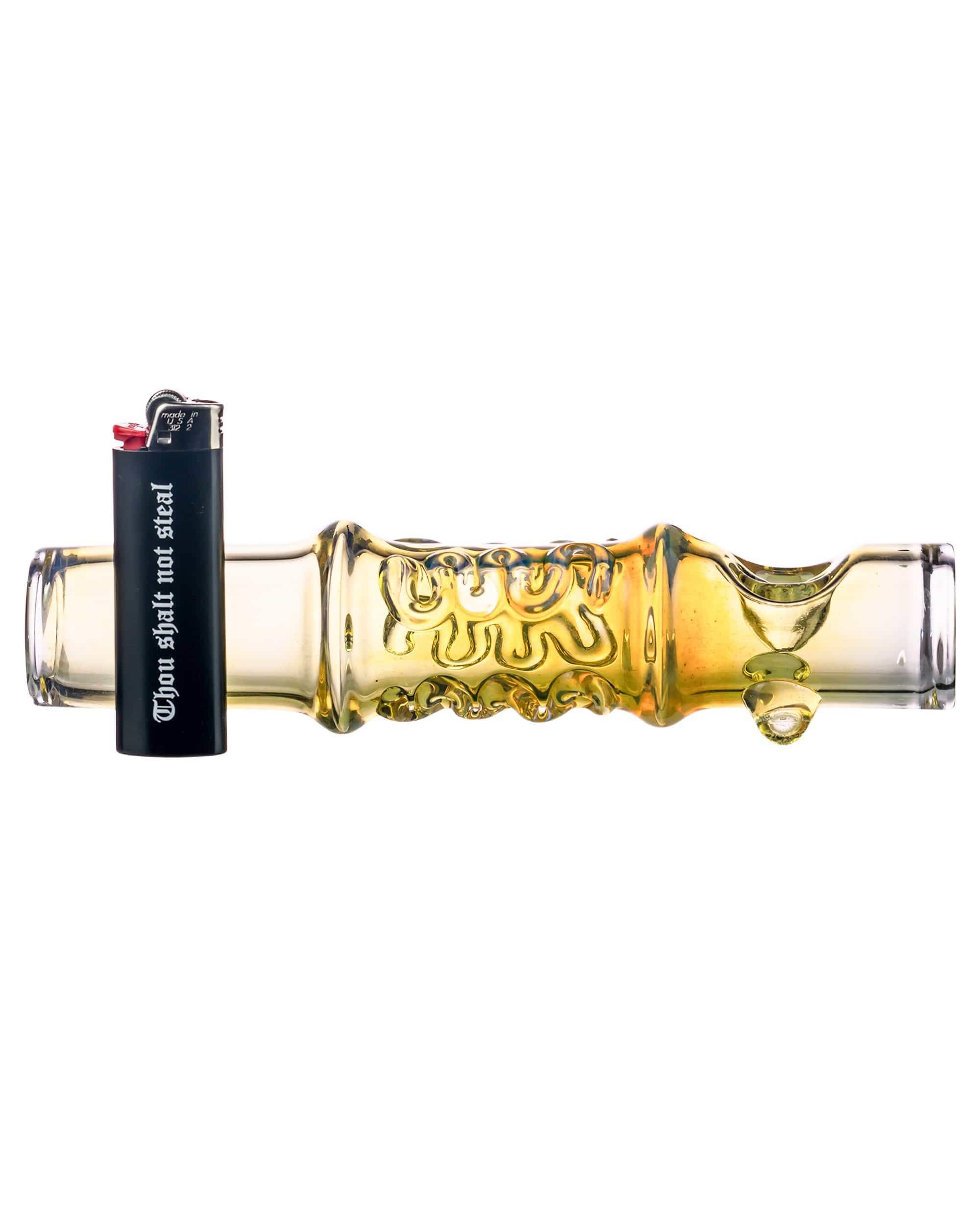 Fumed 8" Palm Steamroller - Discreet Smoker