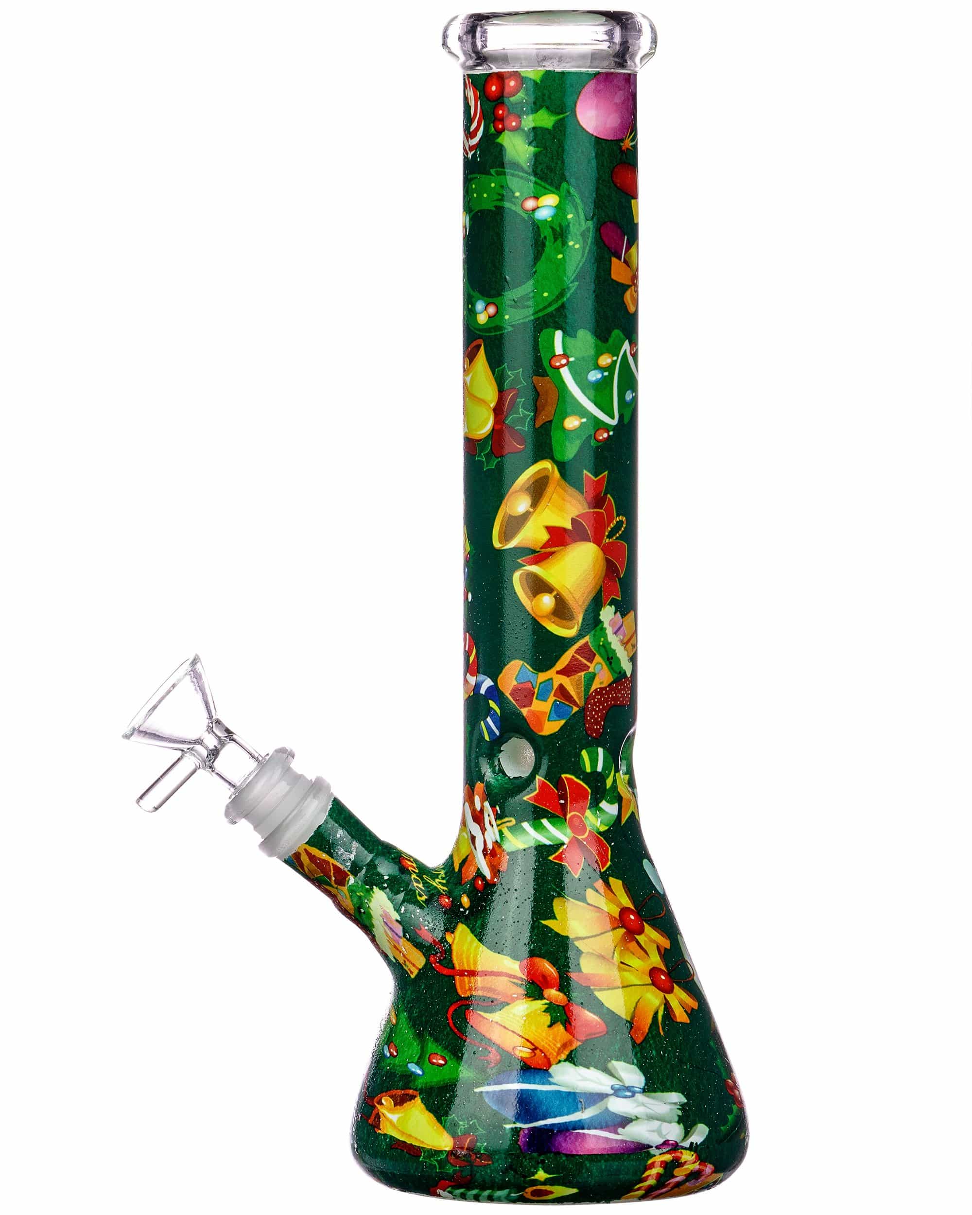 Holiday Wrapped Beaker Bong - Discreet Smoker