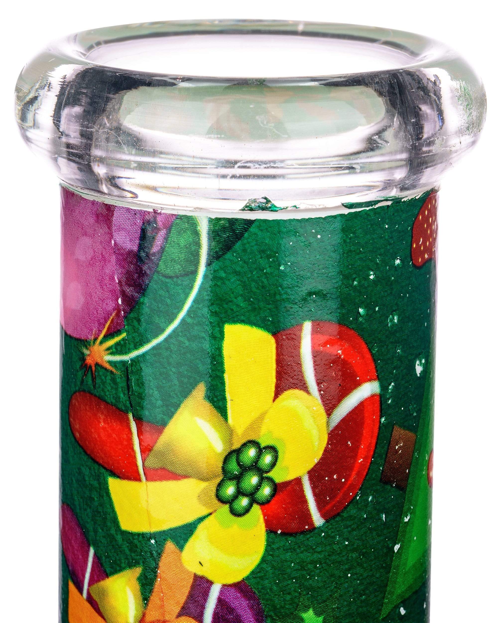 Holiday Wrapped Beaker Bong - Discreet Smoker