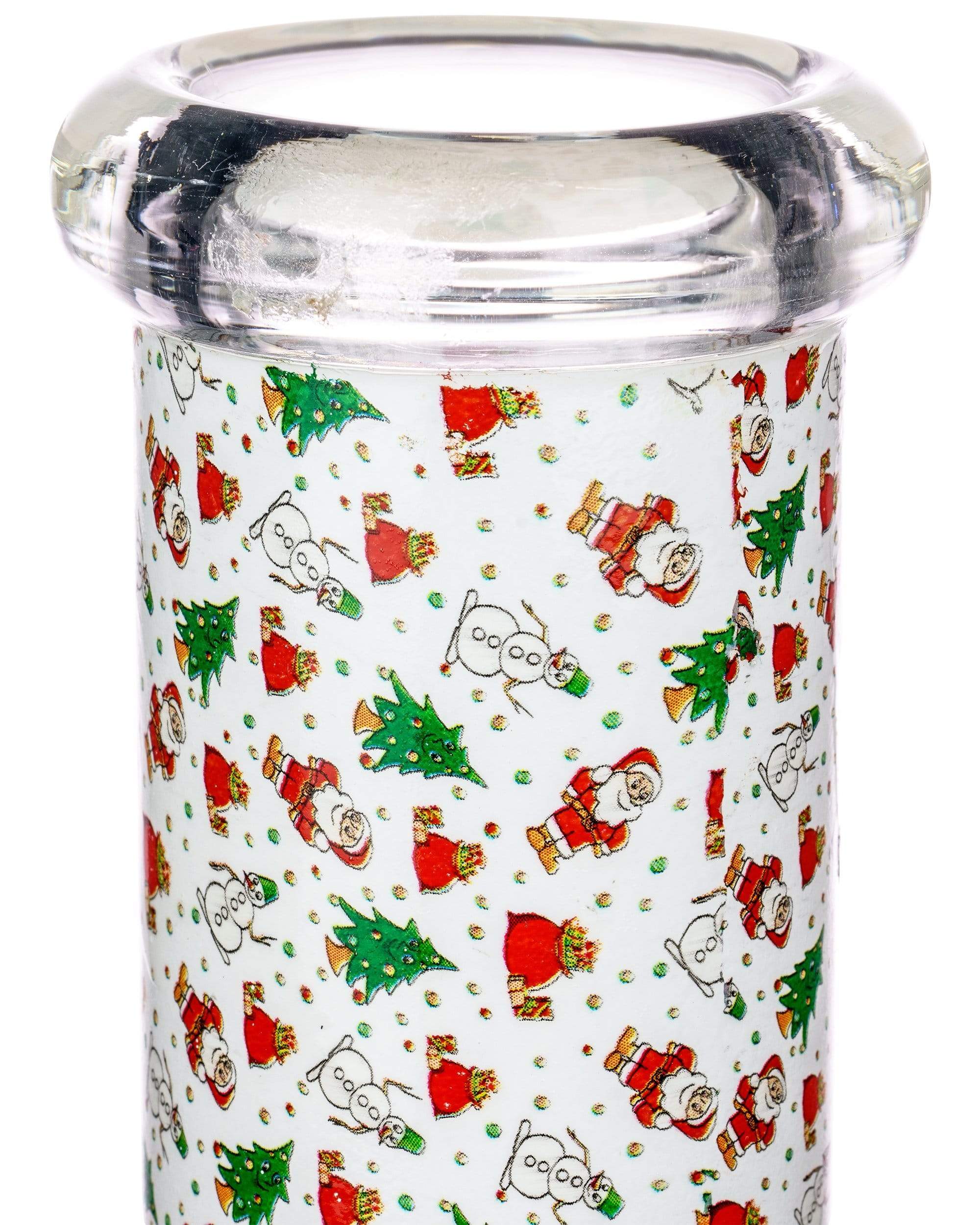 Holiday Wrapped Beaker Bong - Discreet Smoker