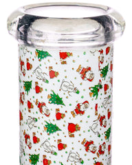 Holiday Wrapped Beaker Bong - Discreet Smoker