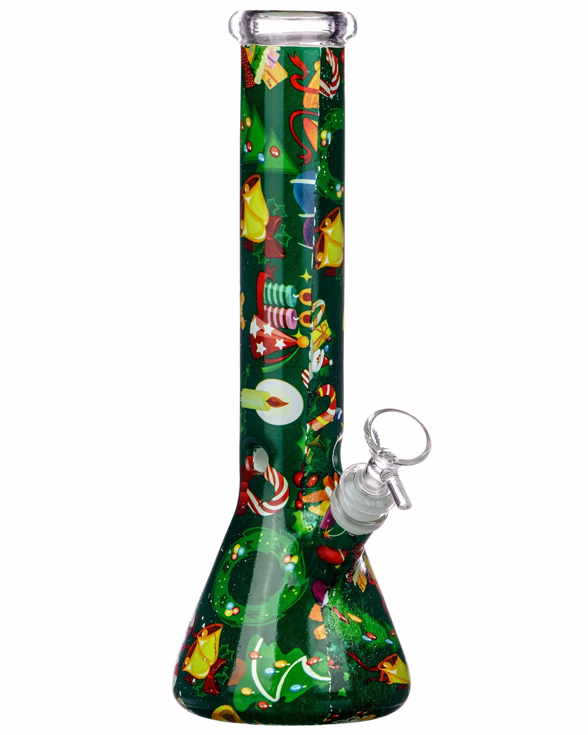 Holiday Wrapped Beaker Bong - Discreet Smoker