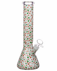 Holiday Wrapped Beaker Bong - Discreet Smoker
