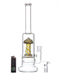 Mushroom Bong - Inline to Mushroom Perc Water Pipe - Discreet Smoker
