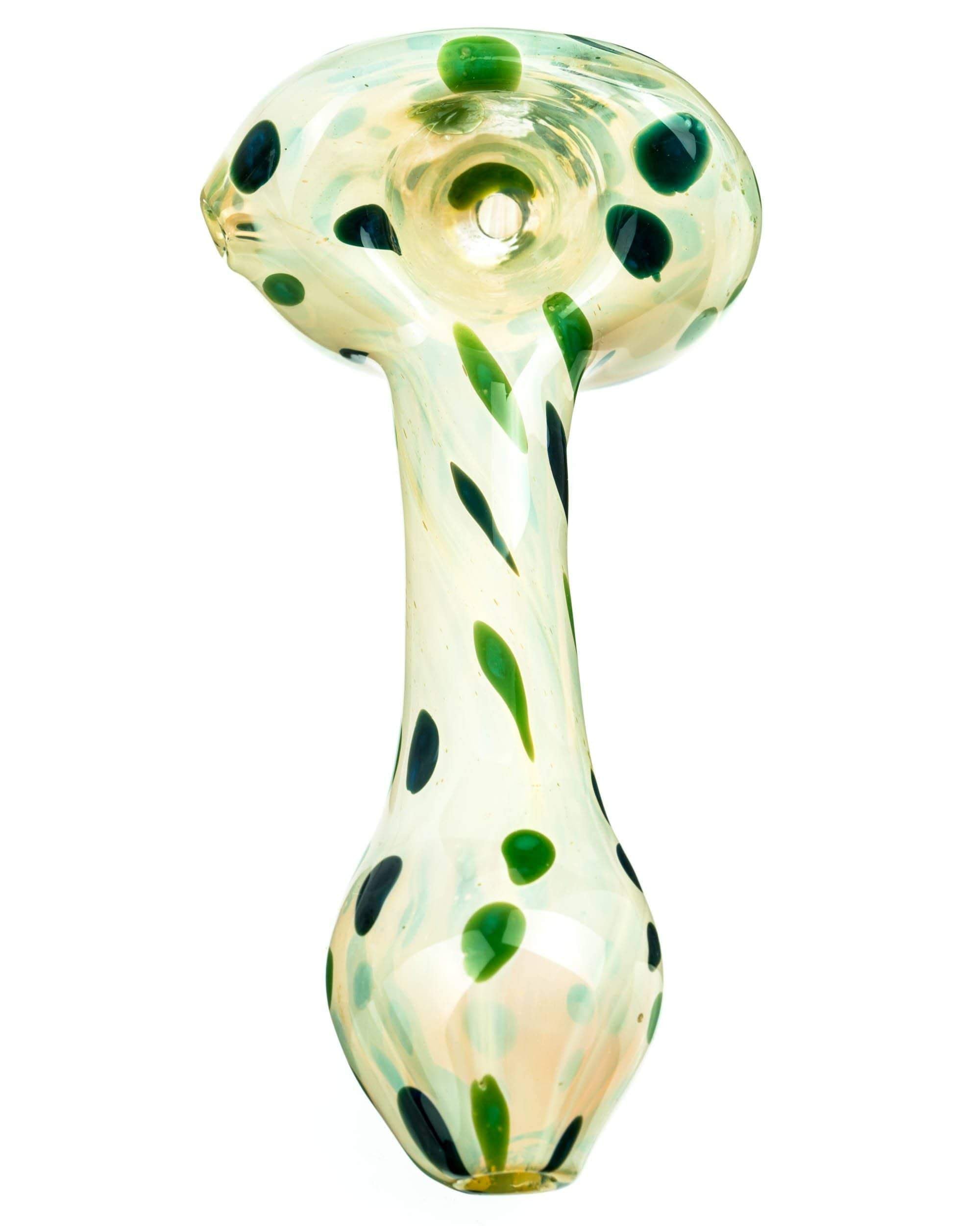 Milky Spotted Spoon Pipe - Discreet Smoker