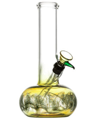 Raked Bubble Beaker Bong w/ Fumed Base - Discreet Smoker