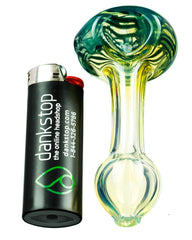 Raked Face Fumed Spoon Pipe - Discreet Smoker