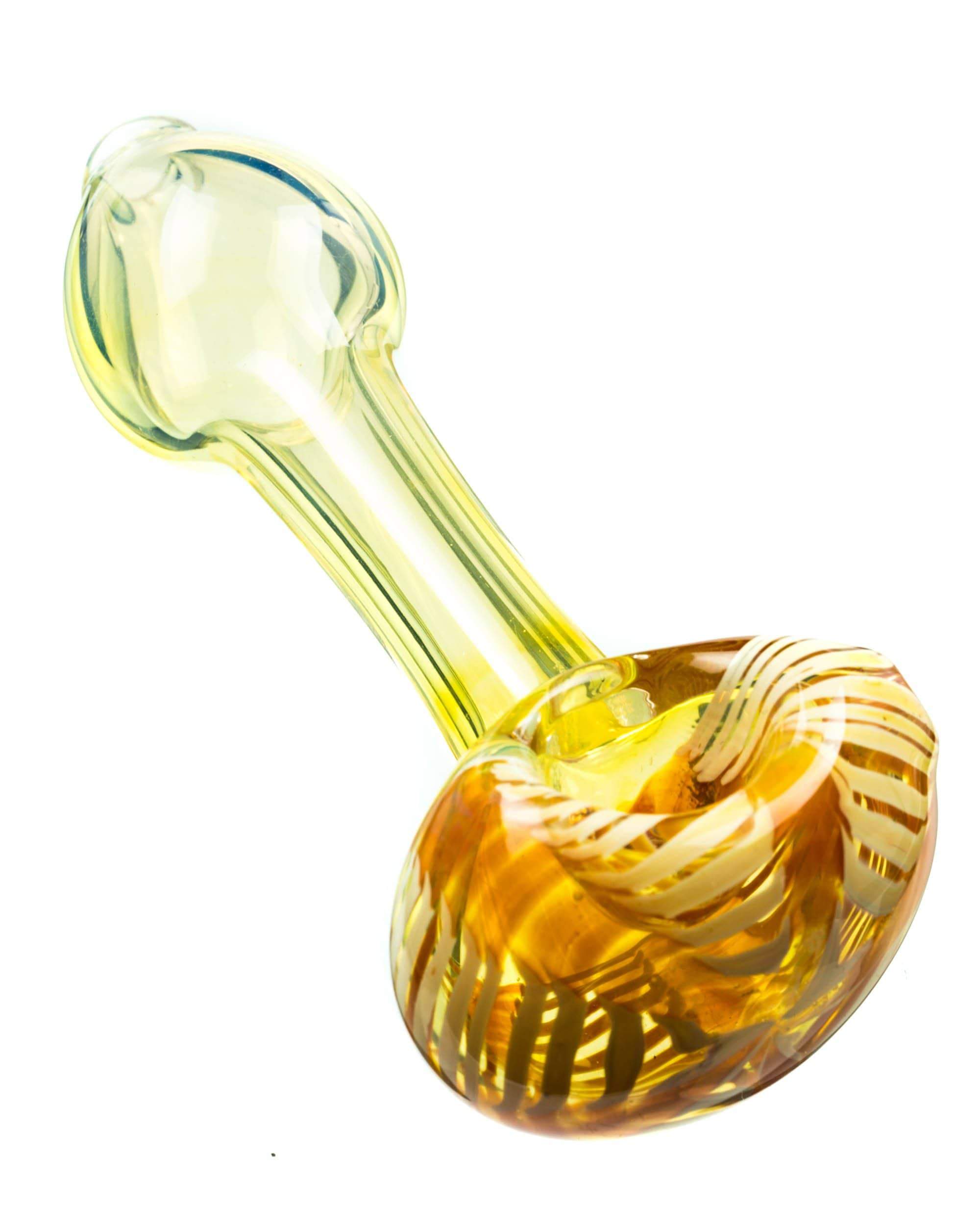 Raked Face Fumed Spoon Pipe - Discreet Smoker