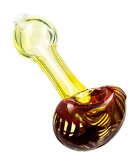 Raked Face Fumed Spoon Pipe - Discreet Smoker
