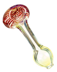 Spiral Face Fumed Mini Spoon Pipe - Discreet Smoker