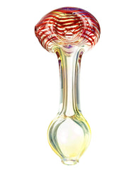 Spiral Face Fumed Mini Spoon Pipe - Discreet Smoker