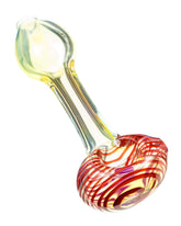 Spiral Face Fumed Mini Spoon Pipe - Discreet Smoker