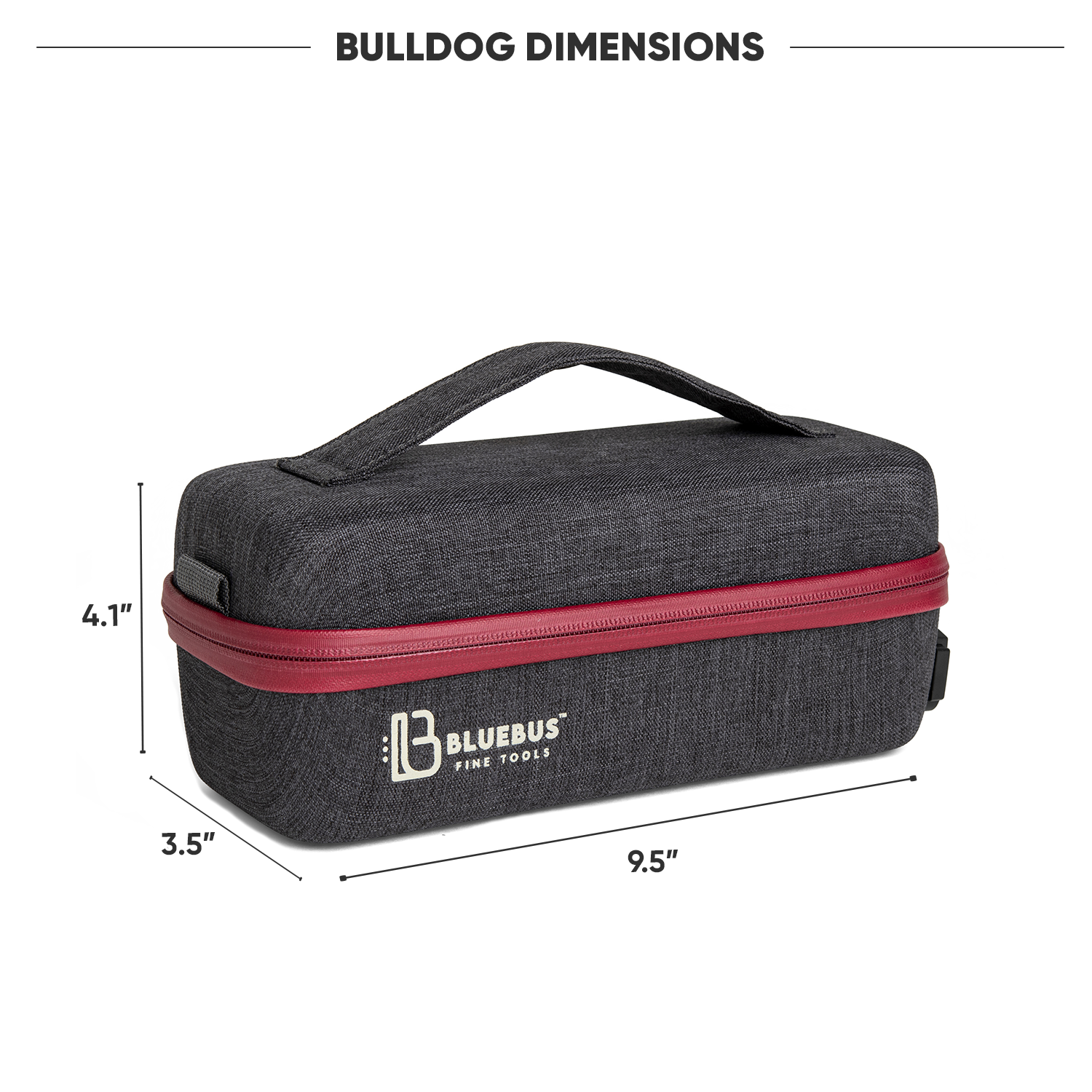 BULLDOG Smell Proof Stash Case - Discreet Smoker