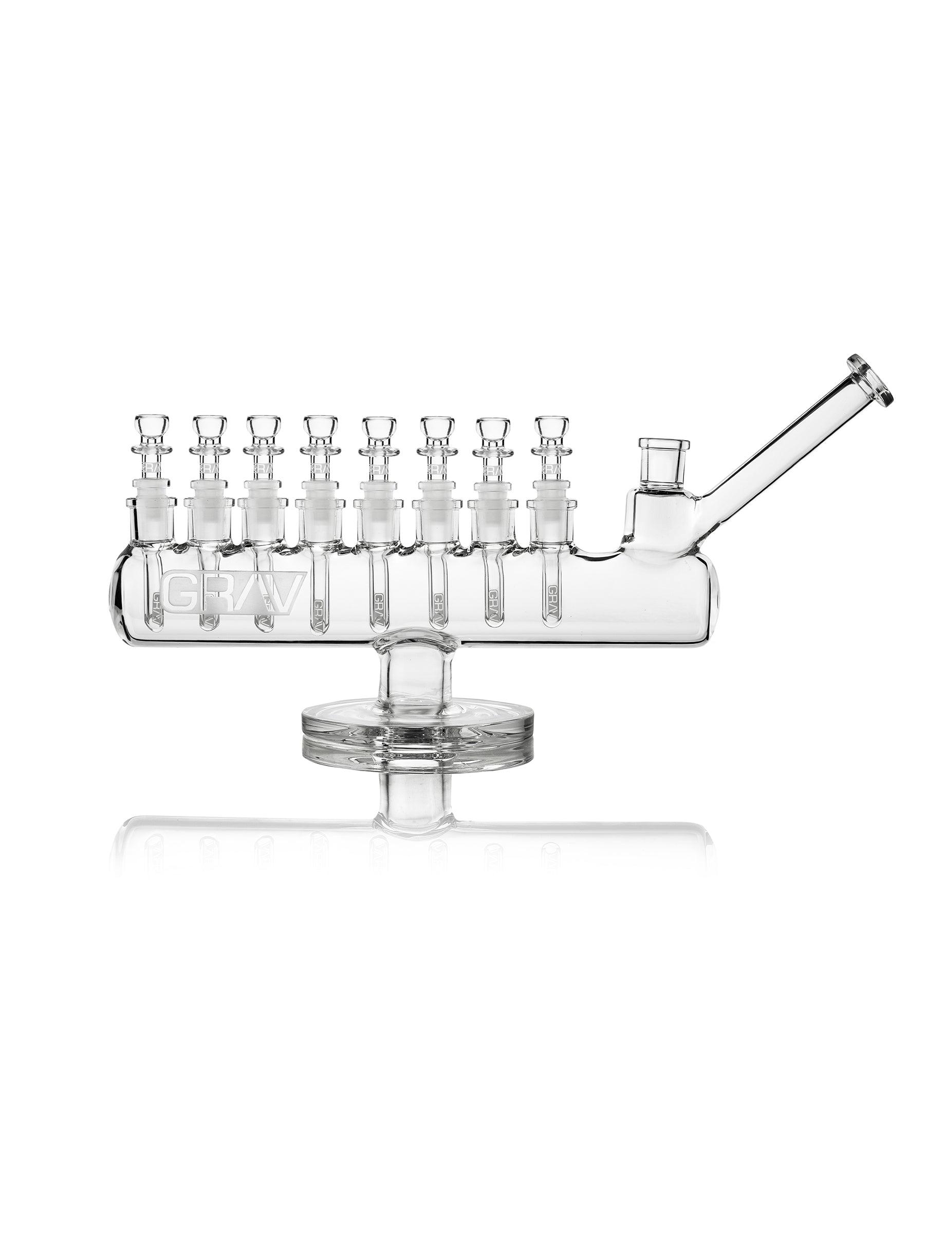 GRAV® Clear Menorah - Discreet Smoker