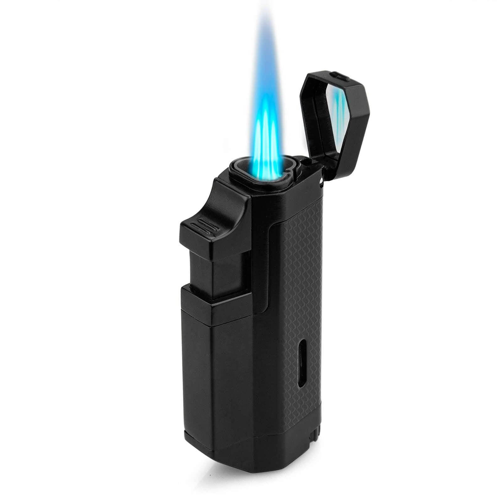 Portable Black Triple Jet Dab Torch lighter - Discreet Smoker