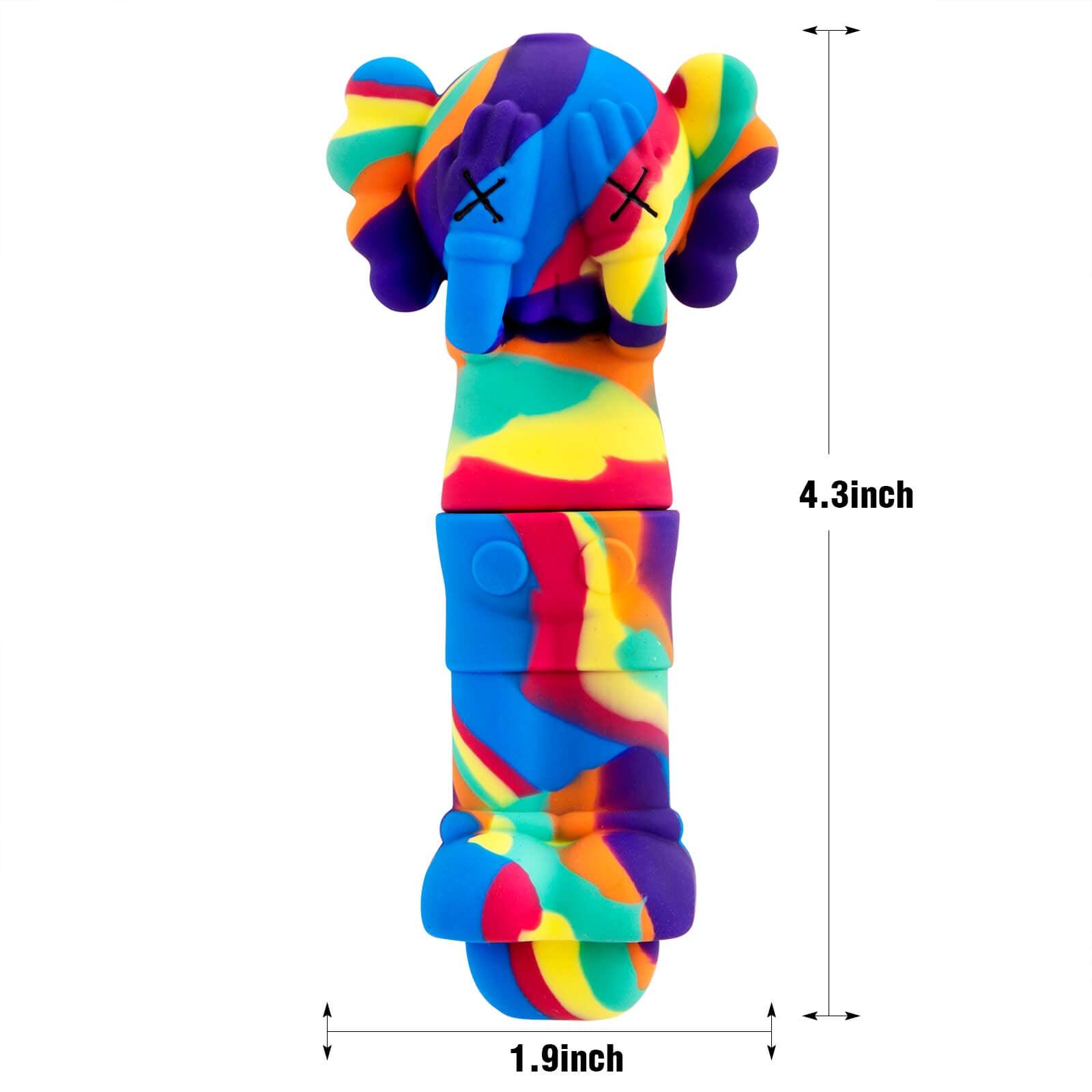 Kaws Silicone Pipe - Discreet Smoker