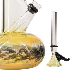 Raked Fumed Buoy Beaker Bong - Discreet Smoker