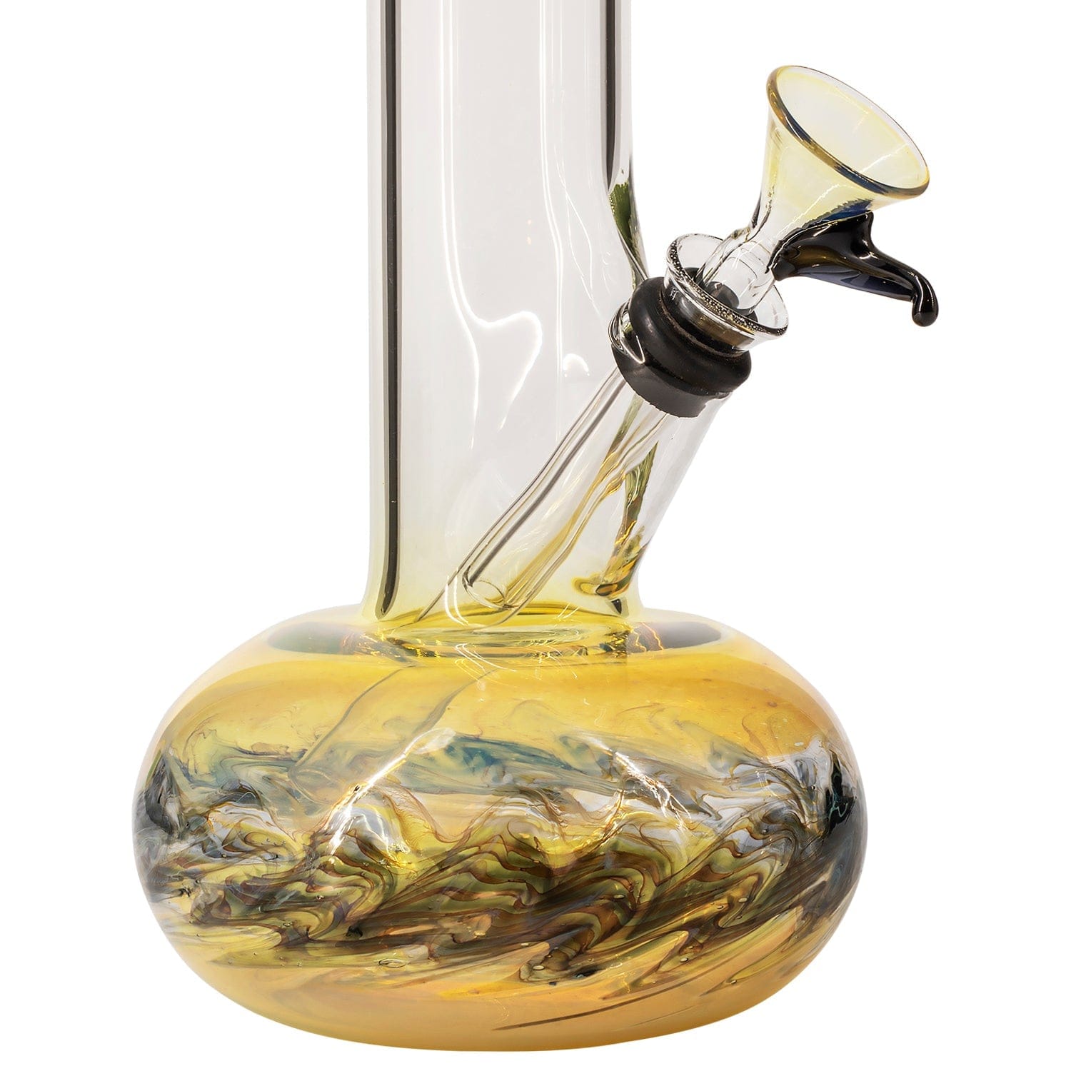Raked Fumed Buoy Beaker Bong - Discreet Smoker