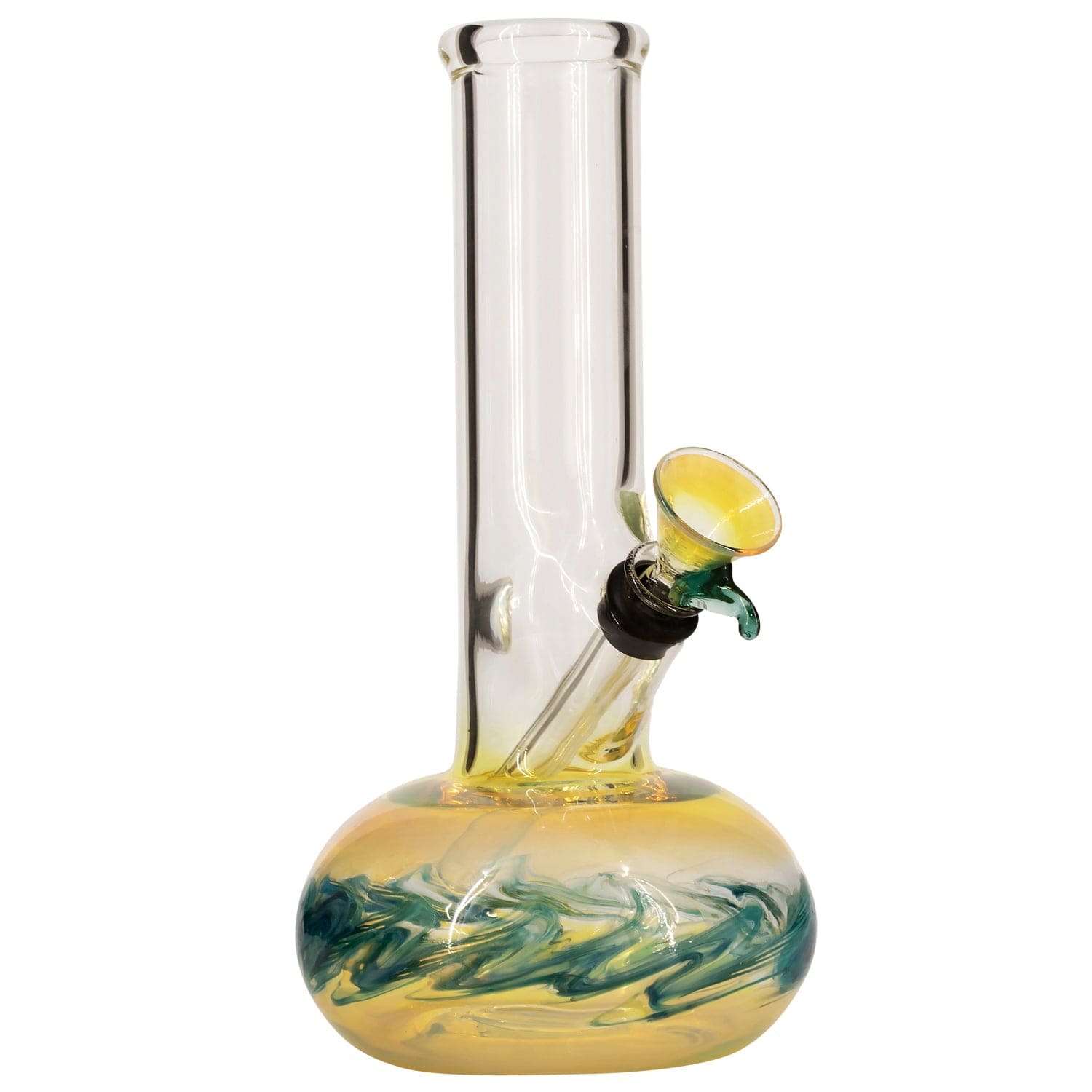 Raked Fumed Buoy Beaker Bong - Discreet Smoker