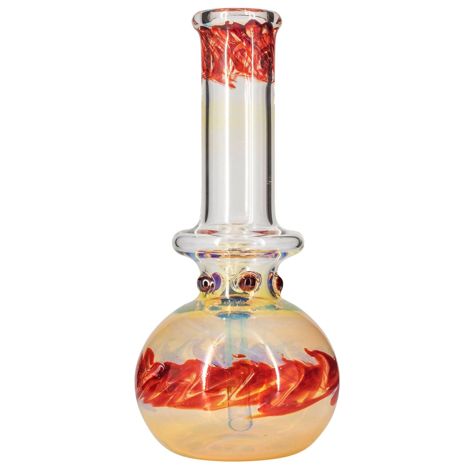 Raked Fumed Bubble Beaker Bong - Discreet Smoker