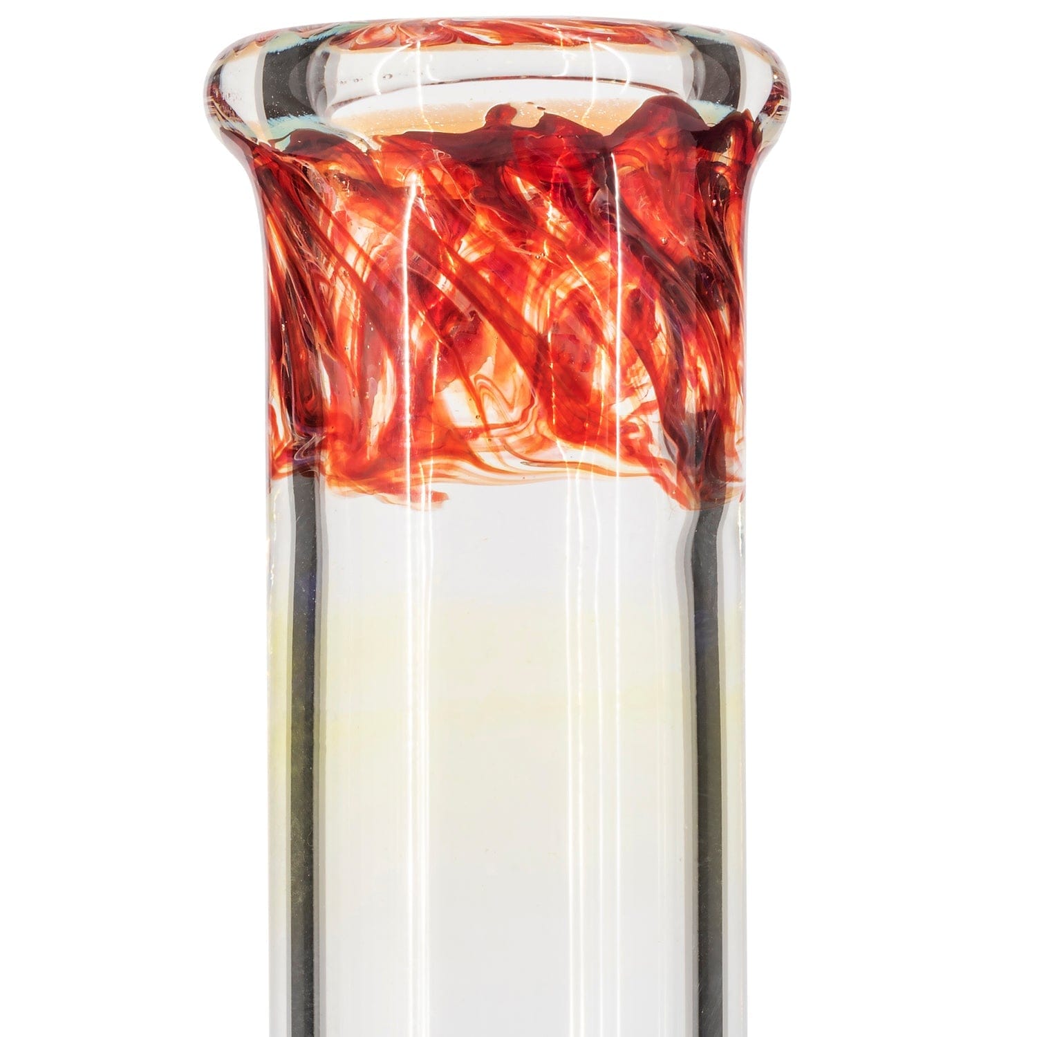 Raked Fumed Bubble Beaker Bong - Discreet Smoker