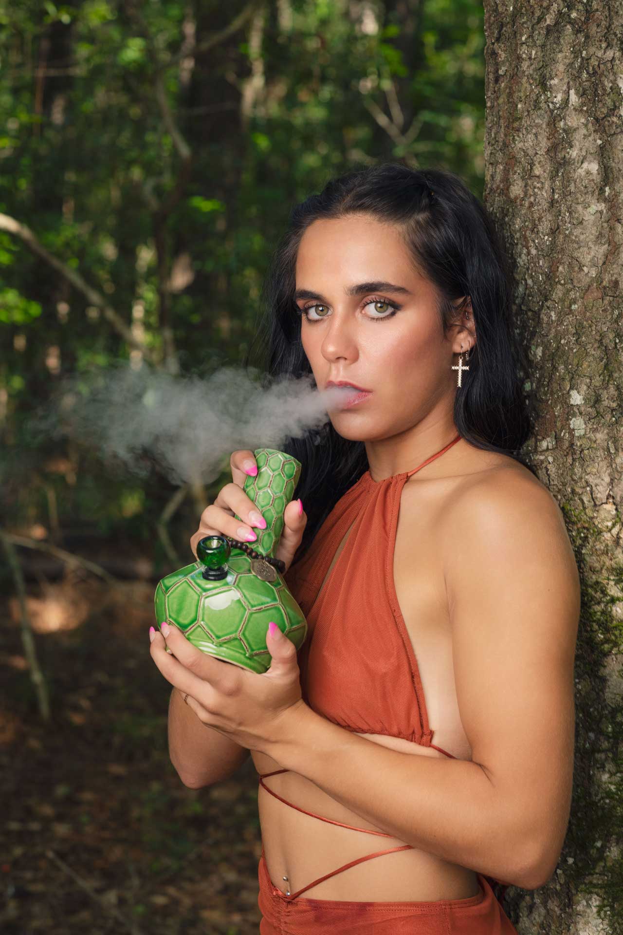 Turtle Vase Glass Bong - Discreet Smoker