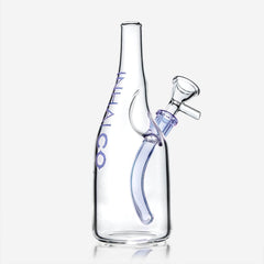 Sake Bottle Glass Water Bong - Discreet Smoker