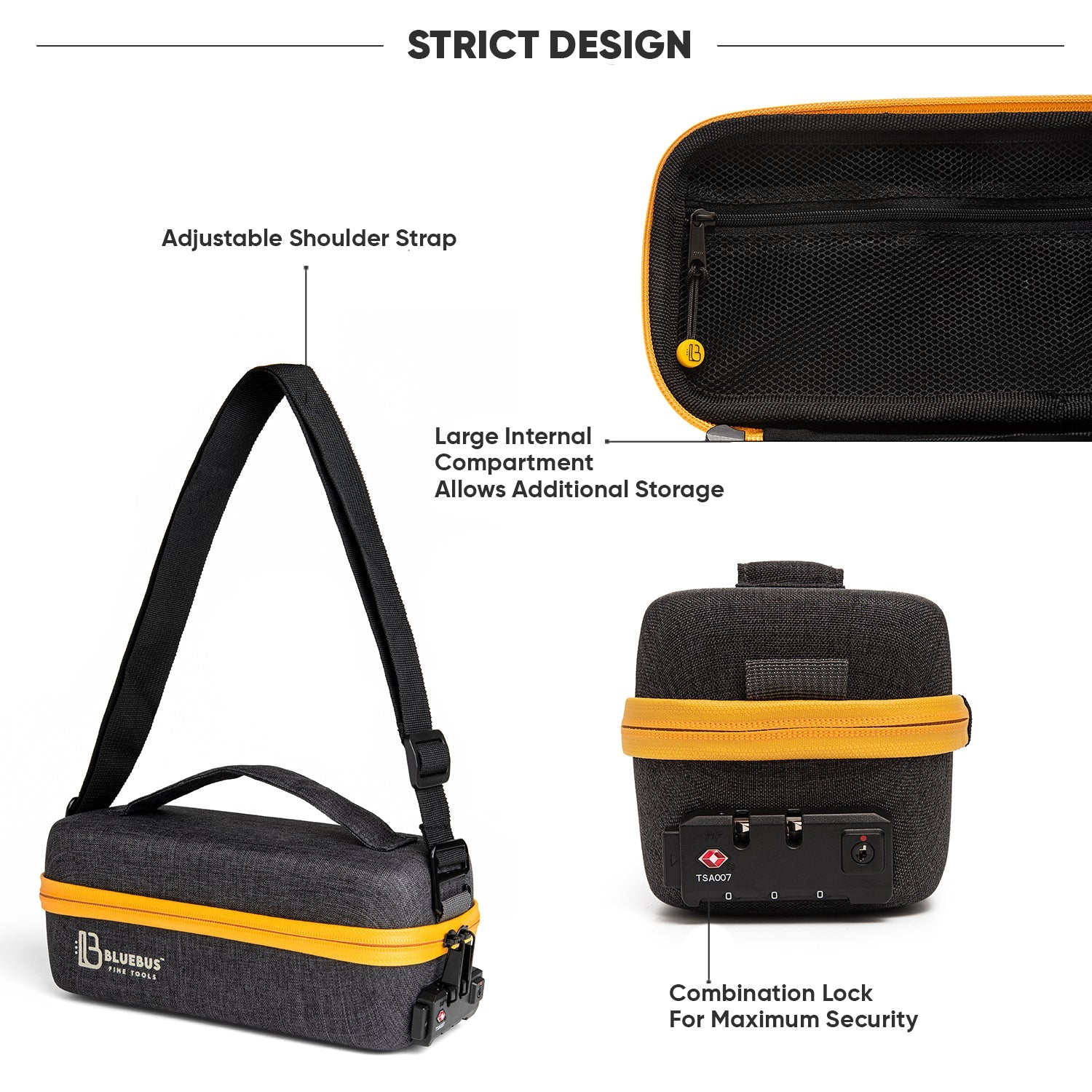 BULLDOG Smell Proof Stash Case - Discreet Smoker