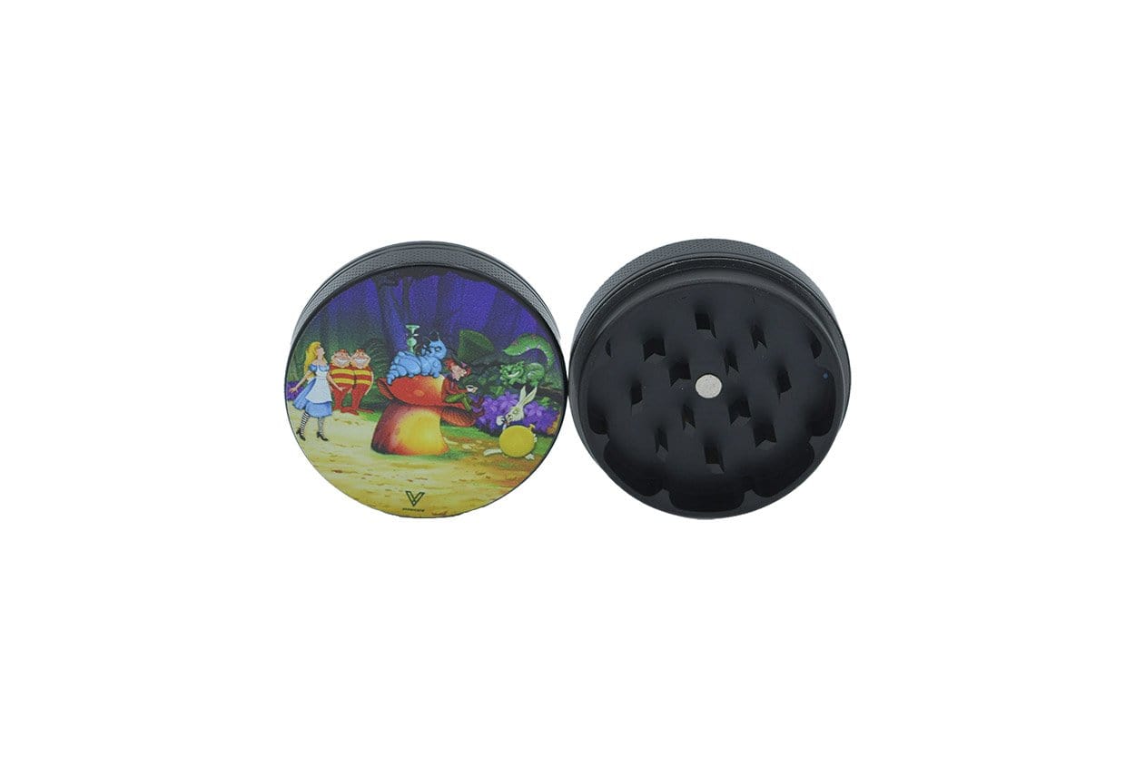 Alice Mushroom 2-Piece SharpShred Grinder - Discreet Smoker