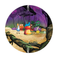 Alice Mushroom Blazin' Ashtray Metal - Discreet Smoker