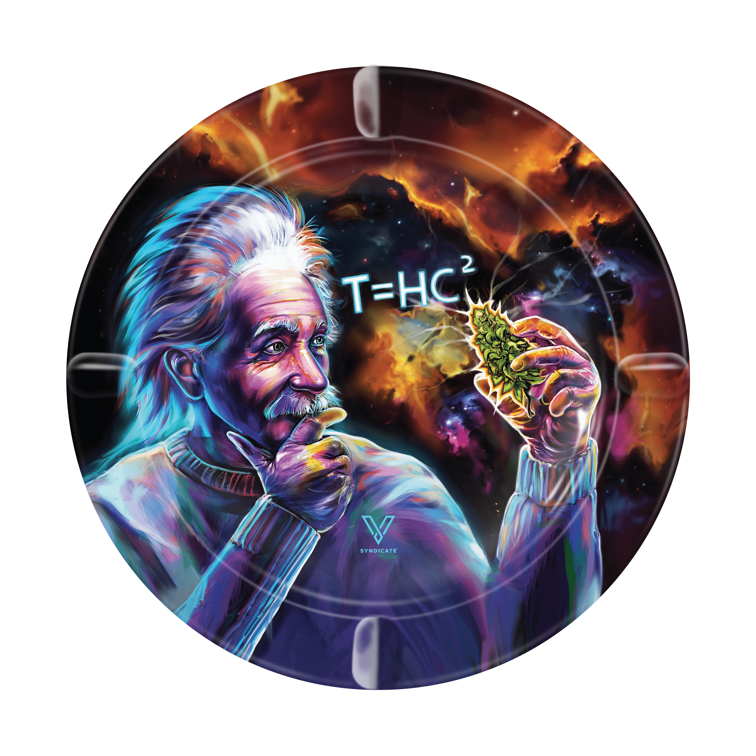 T=HC2 Einstein Black Hole Blazin' Ashtray Metal - Discreet Smoker