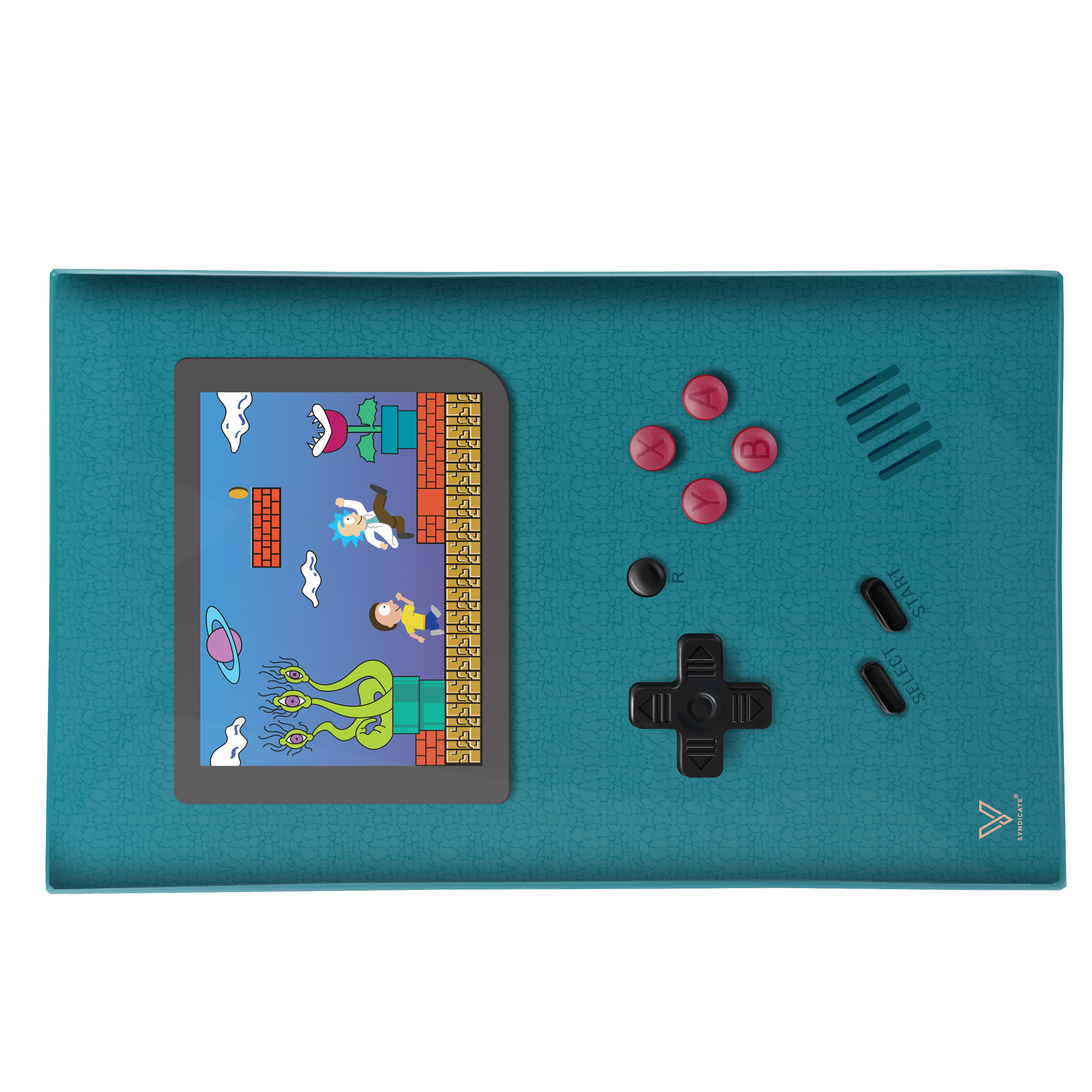 Game Head Glass Rollin' Tray - Discreet Smoker