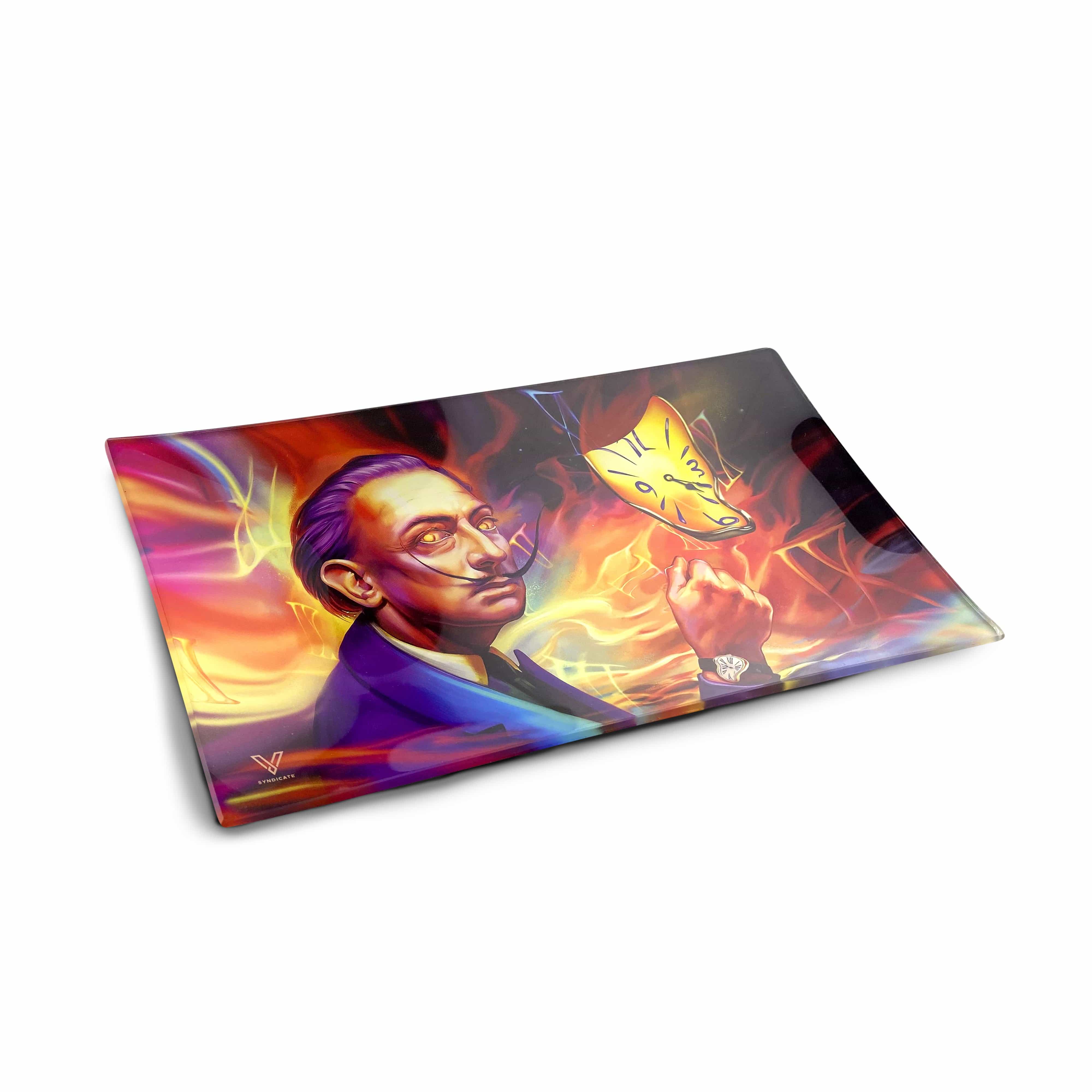 Dalirious Glass Rollin' Tray - Discreet Smoker